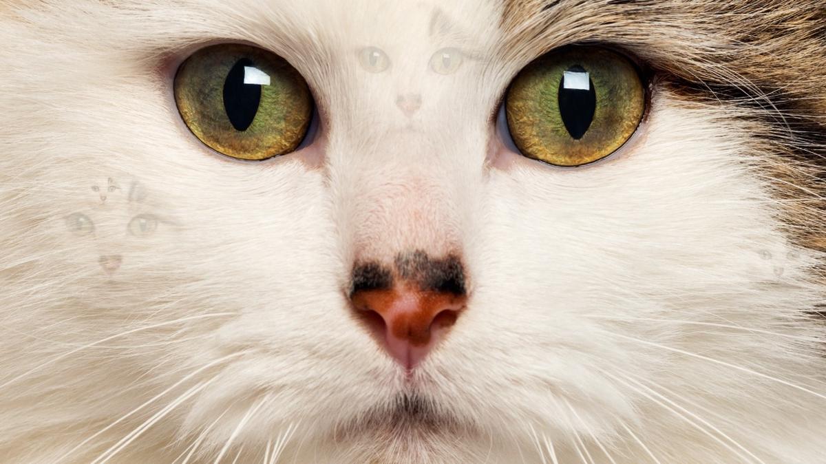 optik illzyon zeka kedi zeki test fotoraflar resimleri