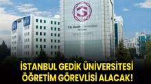stanbul Gedik niversitesi retim Grevlisi alacak!