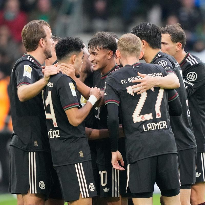 Bayern Mnih'ten Mnchengladbach deplasmannda 3 goll galibiyet