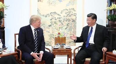 5 gnlk Asya turu... Trump, i Cinping ile grecek