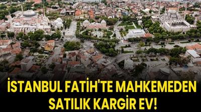 stanbul Fatih'te mahkemeden satlk kargir ev!