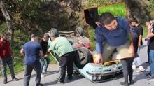 Aydn'da kaza haberine giden 4 gazeteci saldrya urad,