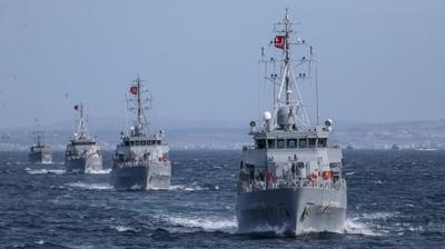 Nusret-2025 Davet Tatbikat'nn seyir faaliyetleri sryor
