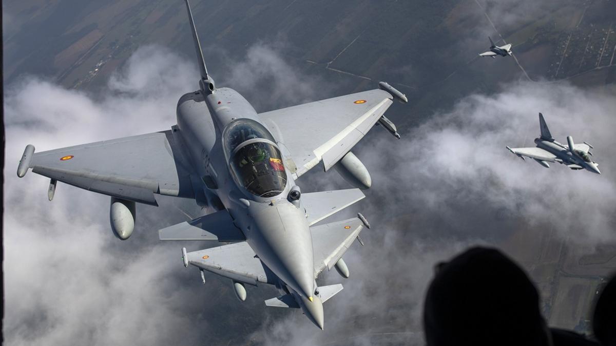 Eurofighter Typhoon  sava uaklar  Keir Starmer fotoraflar resimleri