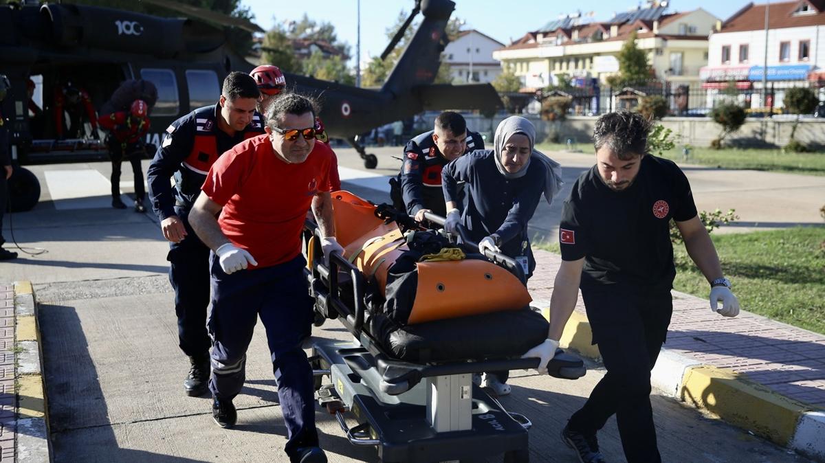Fethiye  yama parat  kaza fotoraflar resimleri