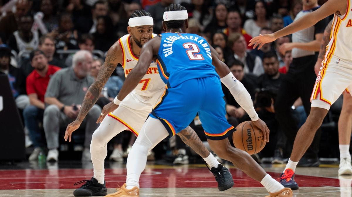 Oklahoma City Thunder Atlanta Hawks nba fotoraflar resimleri