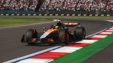 Lando Norris, Formula 1 Meksika Grand Prix'sinde ilk sray kapt