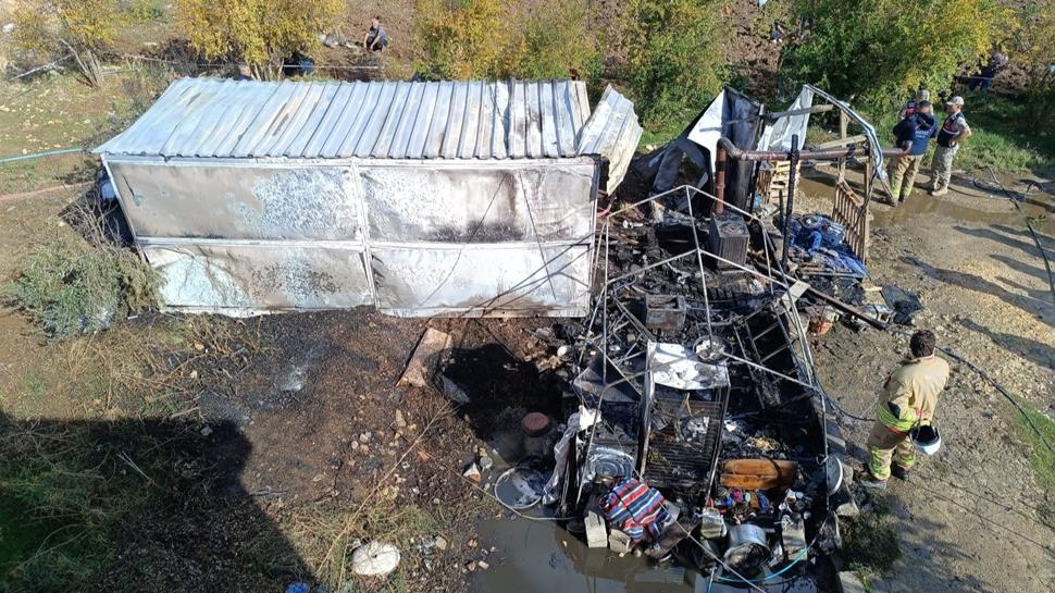 Hatay'da yangn felaketi: Bebek ld, annesi yaral