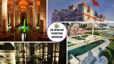 29 Ekim'de stanbul'da cretsiz gezilebilecek mzeler