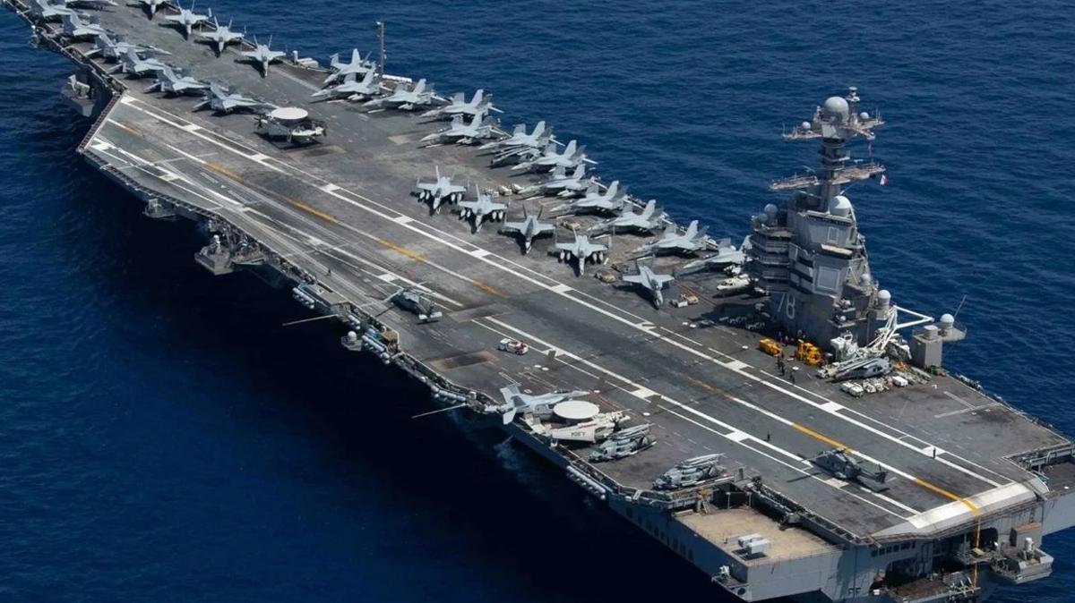 USS Nimitz helikopter kazas Super Hornet d fotoraflar resimleri
