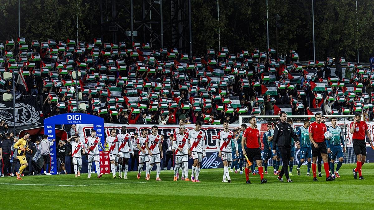 rayo vallecano la liga filistin fotoraflar resimleri