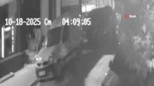 Aamadklar kasay byle aldlar! Hrszlk anlar gvenlik kamerasna yansd