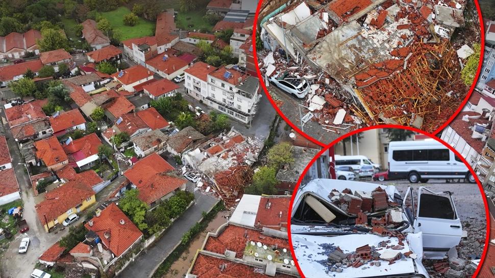 Sndrg'da 6.1'lik deprem! Hasar gn aarnca ortaya kt