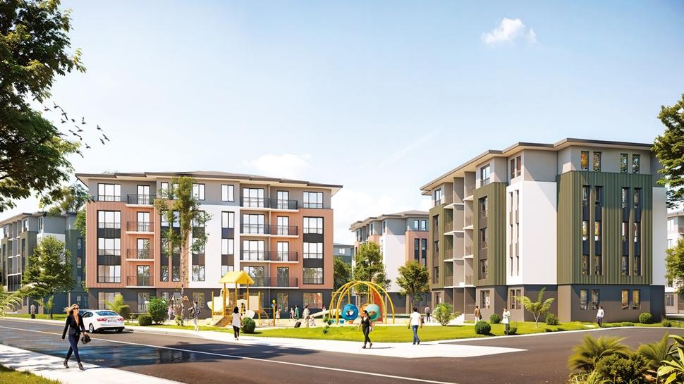 Sosyal konutta iki anahtar detay