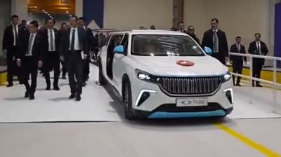 Bakan Erdoan'dan Togg srprizi! lk kez grntlendi