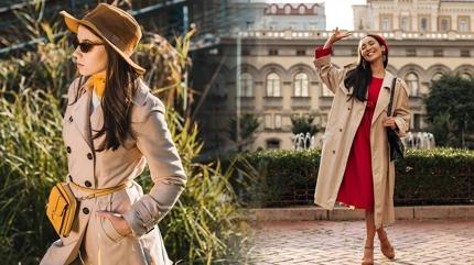 2025 k modasnn trend olan trenkot: Lks denge, gsterili ve sade