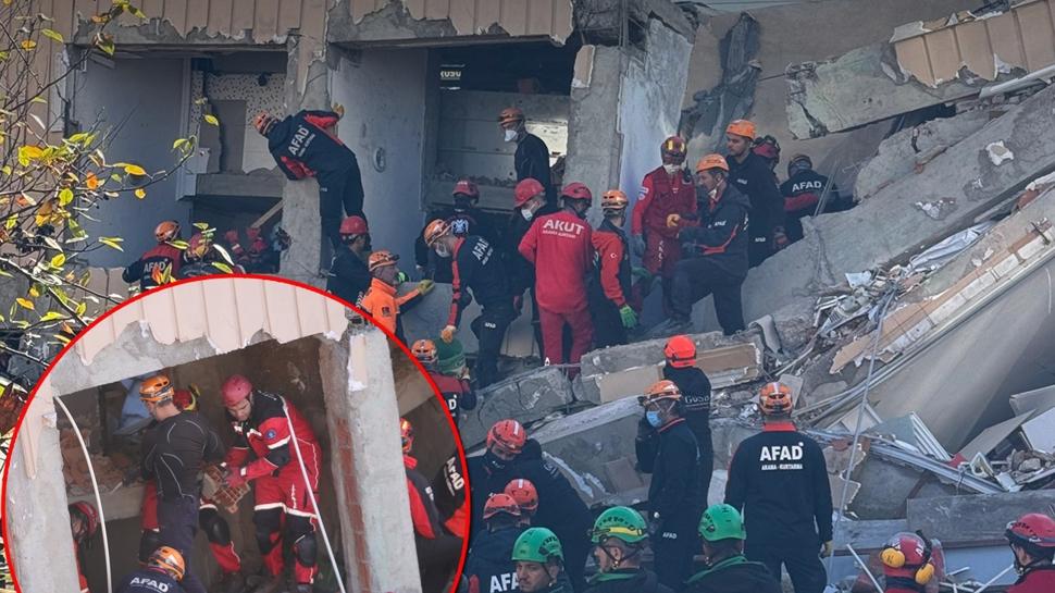 Gebze'de 7 katl bina kt: ki ocuun cansz bedenine ulald