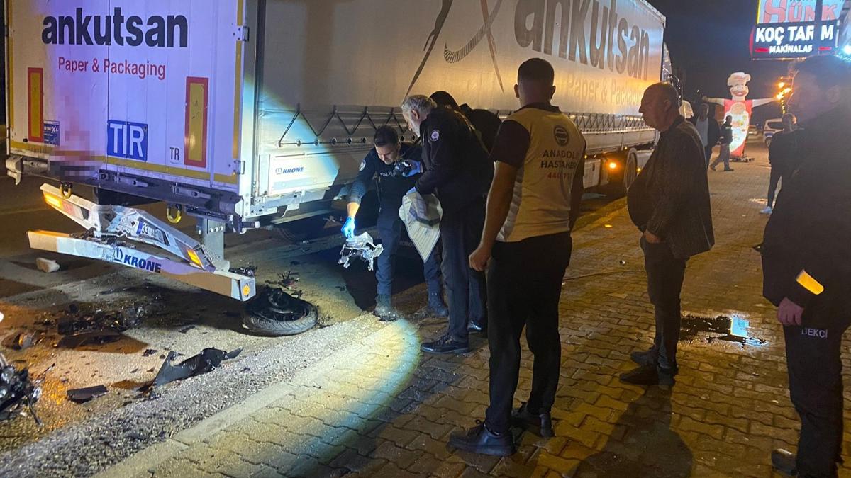 motosiklet kaza Antalya Serik trafik kazas fotoraflar resimleri