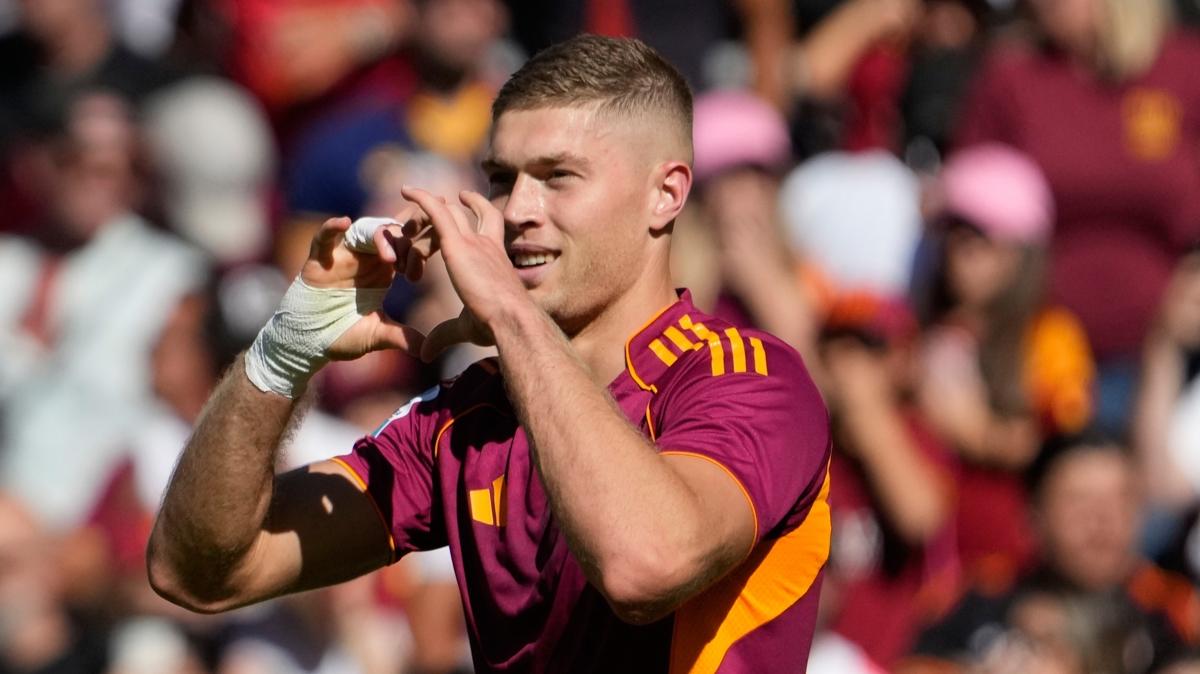 Artem Dovbyk Roma talya fotoraflar resimleri