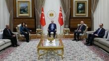 Bakan Erdoan, DEM Parti heyetini kabul etti