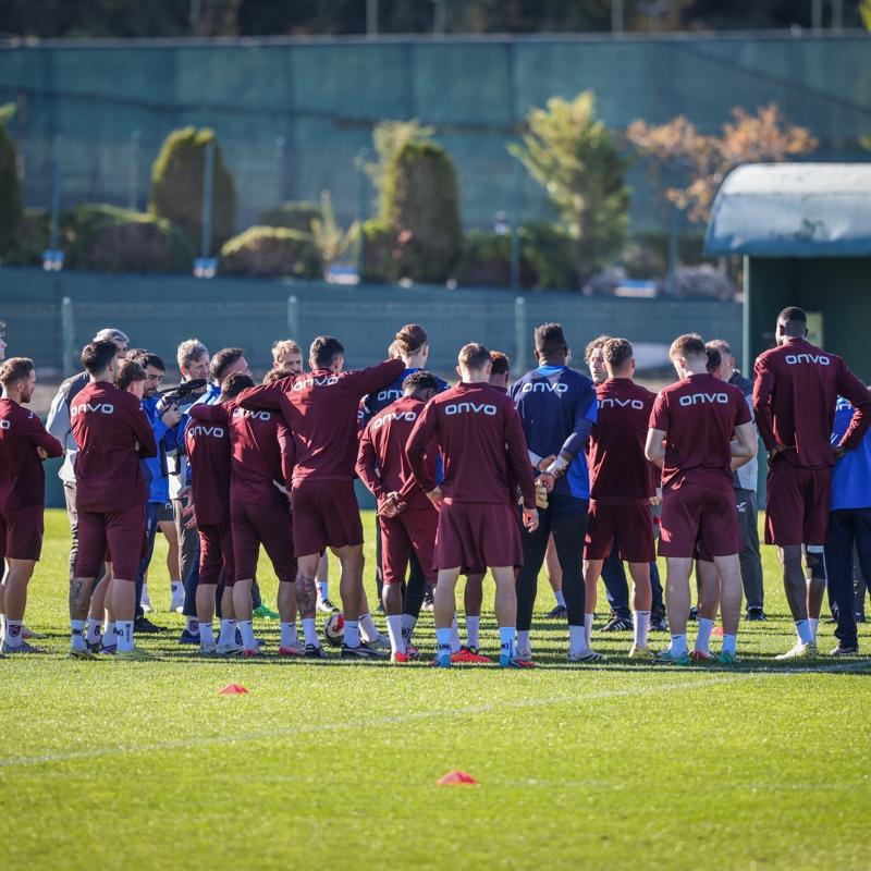 Trabzonspor, derbi ncesi hazrlklarna devam etti