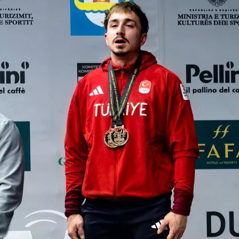 Avrupa ampiyonu! Yusuf Fehmi Gen'ten altn madalya