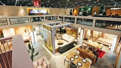 3 bin mobilya markas bu fuarda buluuyor