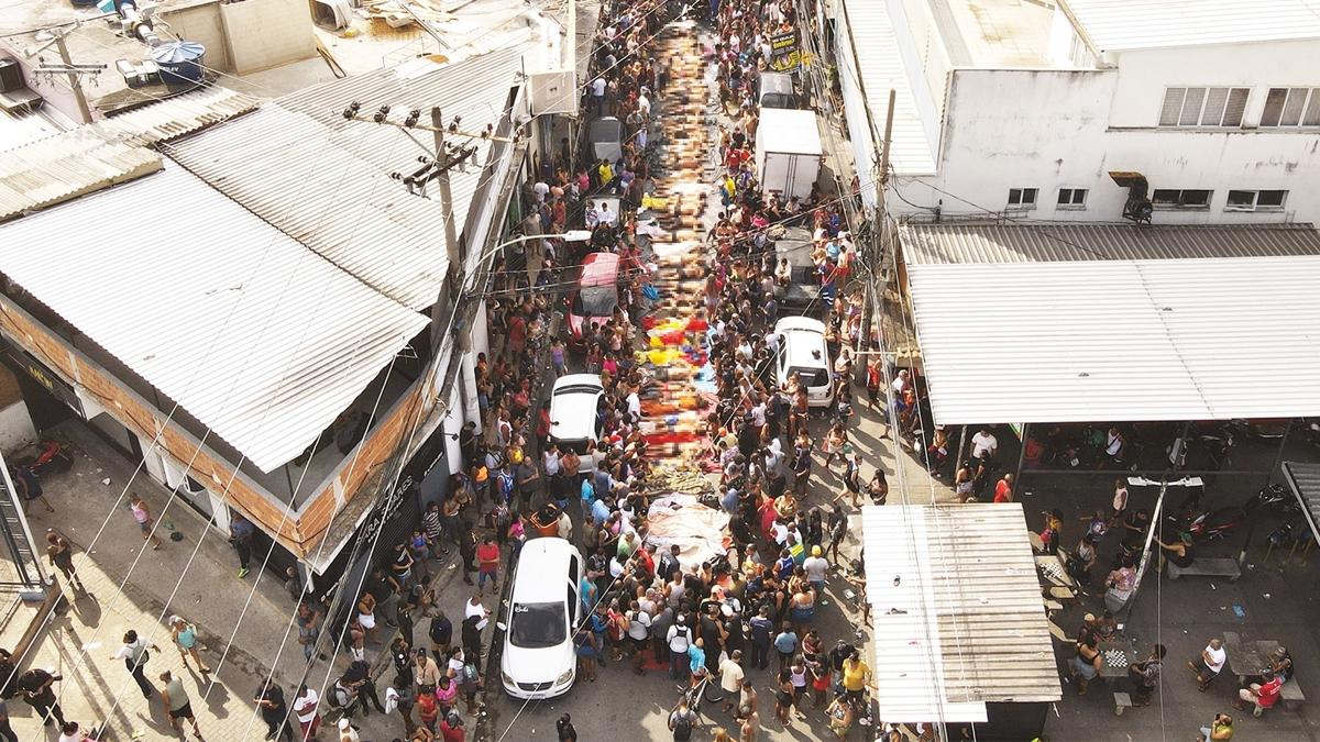 Brezilya gecekondu operasyonu zehir operasyonu toplumsal infaz fotoraflar resimleri