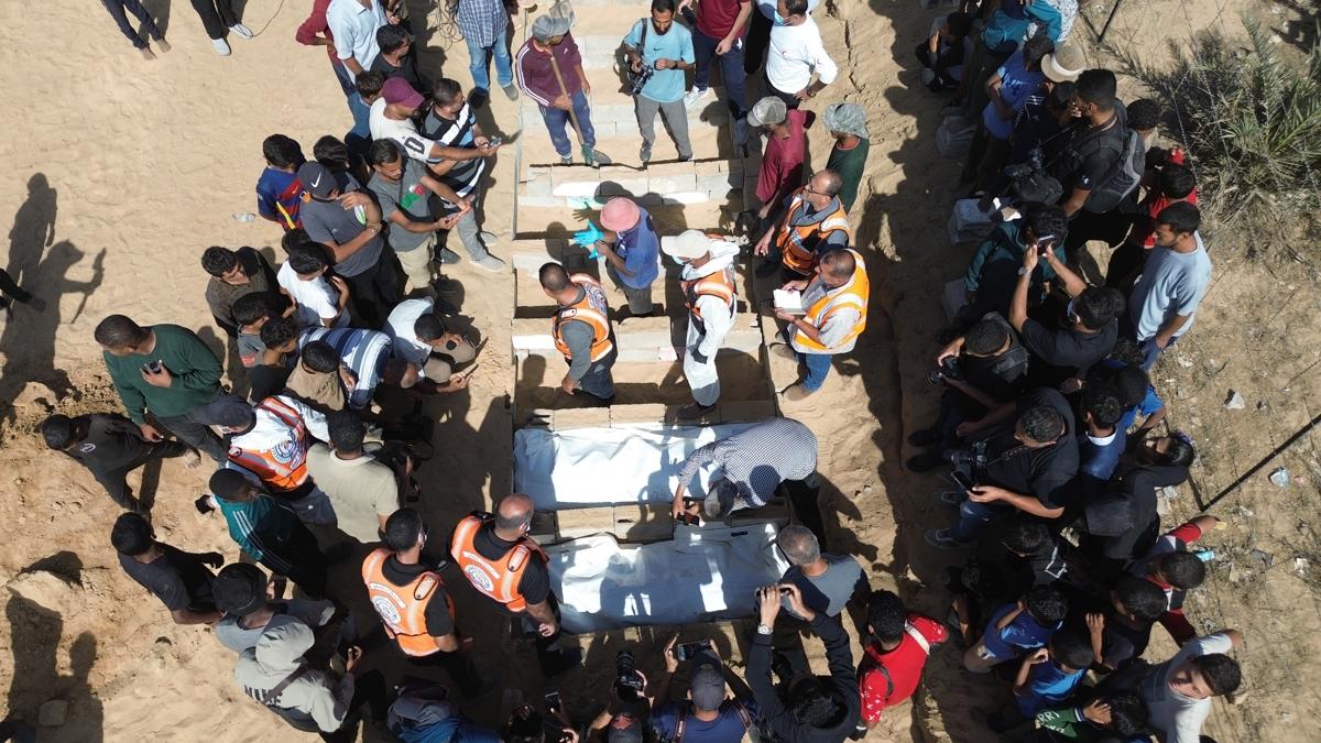 Gazze cenazeleri ICRC arabuluculugu Filistin esir takas fotoraflar resimleri