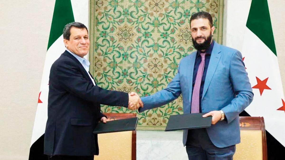 Suriye anlamas SDG-Ordu entegrasyonu Terr rgt PKK fotoraflar resimleri