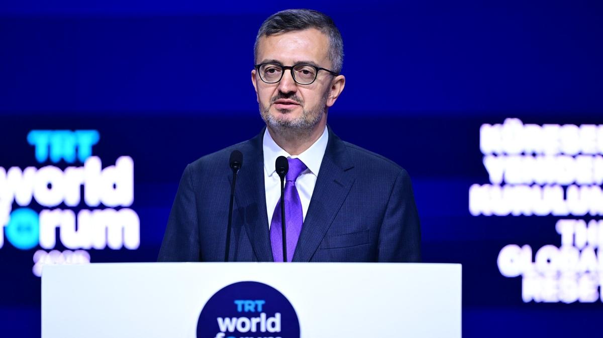 letiim Bakan Burhanettin Duran Burhanettin Duran trt world form fotoraflar resimleri