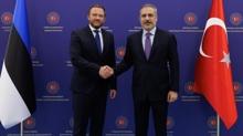 Bakan Fidan, Estonya Dileri Bakan Tsahkna ile grt