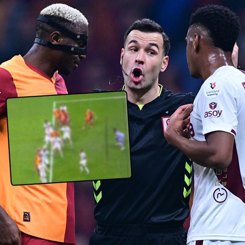 Galatasaray ofsayta tak�ld�! ��te iptal edilen gol...