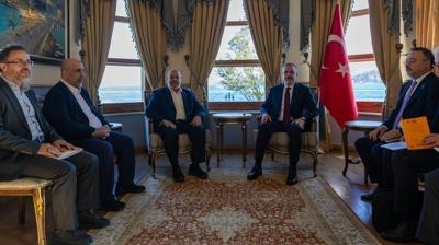 Bakan Fidan, Hamas yeleriyle grt