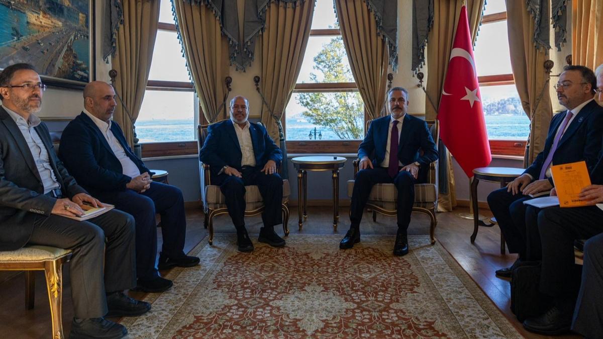 Hakan Fidan Hamas stanbul grme fotoraflar resimleri