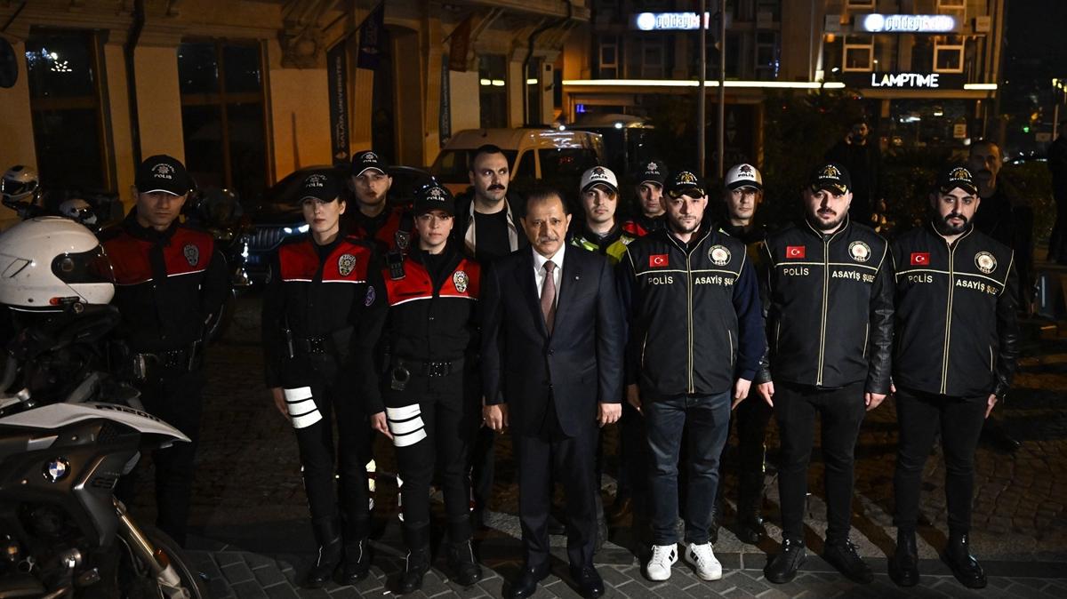 Beyolu huzur uygulamas  polis ekipleri  gvenlik kontrol fotoraflar resimleri