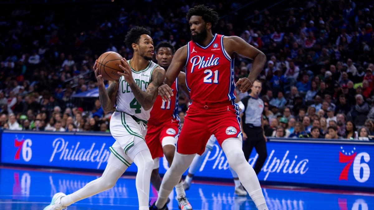 Philadelphia 76ers boston celtics nba fotoraflar resimleri