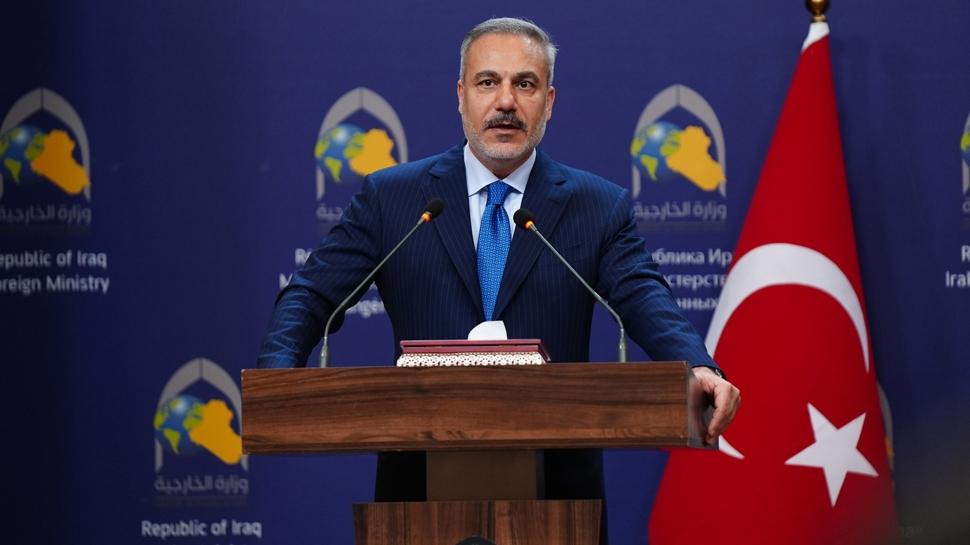 Bakan Fidan'dan Terrsz Trkiye mesaj: PKK, Irak ve Suriye'den de ekilmeli    