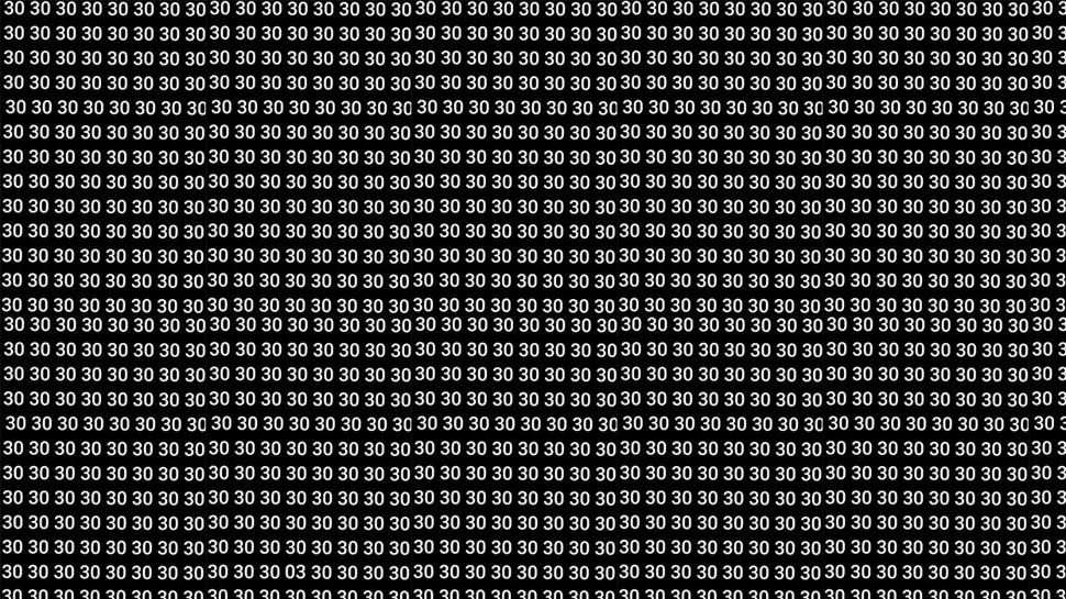 Zeka testi: 30'larn iindeki 03 nerede? Gz-beyin koordinasyonunu altran test