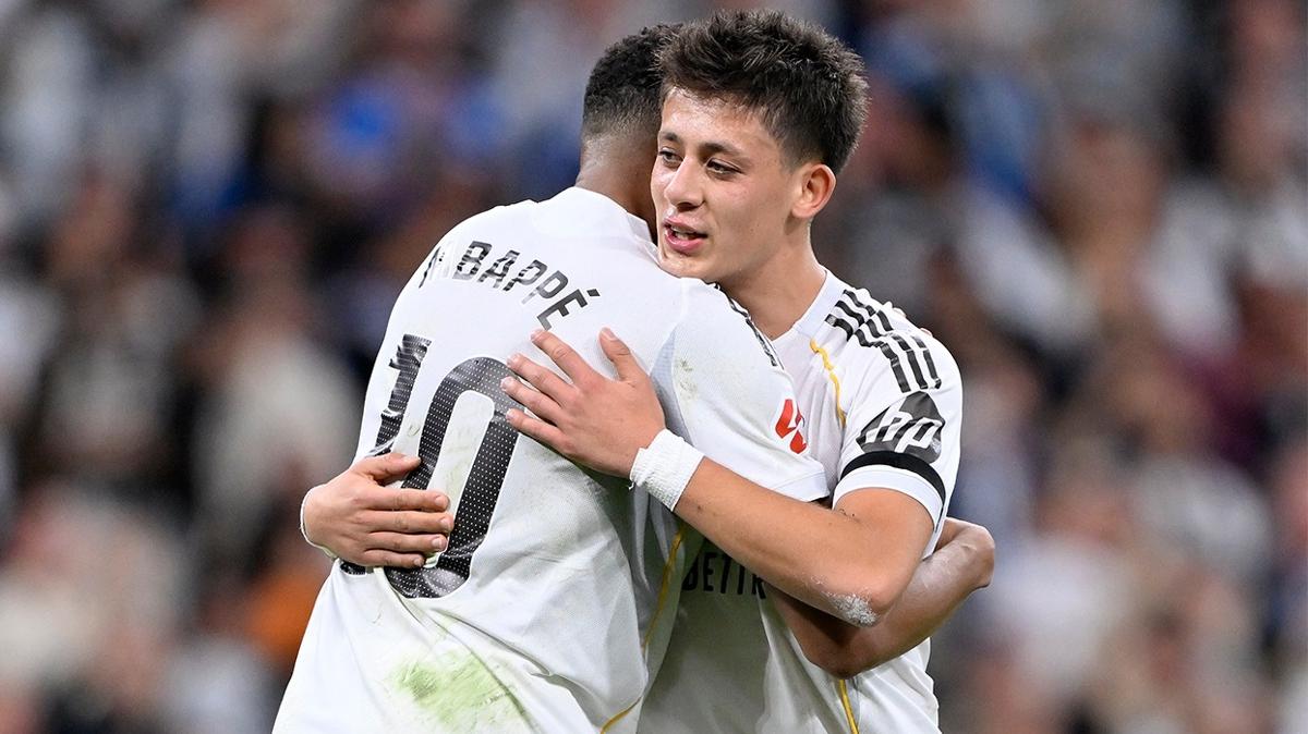 real madrid arda gler kylian mbappe fotoraflar resimleri