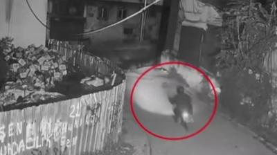 Fatih'te hara istedikleri mekan kurunladlar: O anlar kamerada