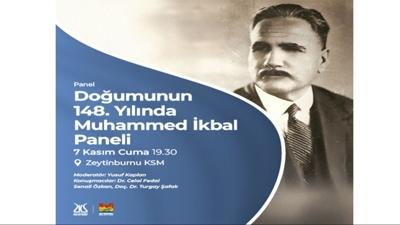 Muhammed kbal, doumunun 148. ylnda Zeytinburnu Kltr Sanat'ta anlacak