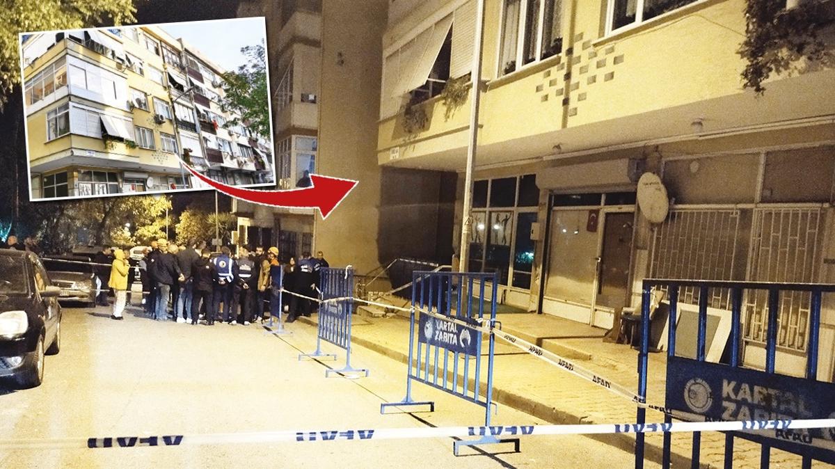 istanbul kartal bina apartman kolon atlak tahliye fotoraflar resimleri