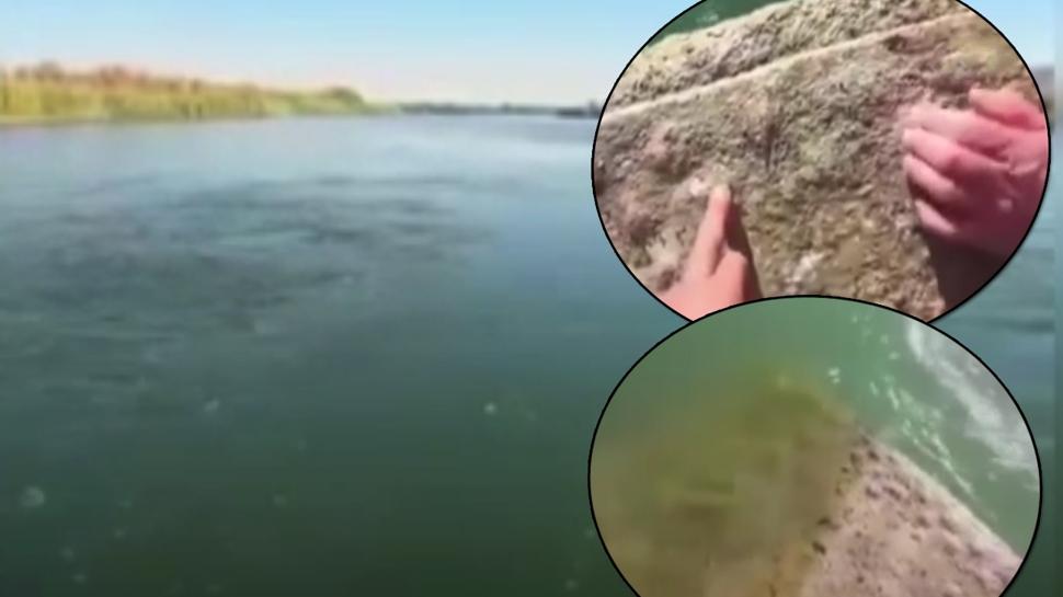 Komuda Osmanl izi! Sular ekilince ortaya kt