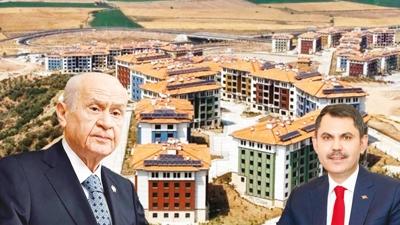 Baheli'den Bakan Kurum'a mahalle jesti