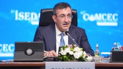 Cumhurbaşkanı Yardımcısı Yılmaz: Suriyeli kardeşlerimizin kalkınma hamlesine katkı sunacağız