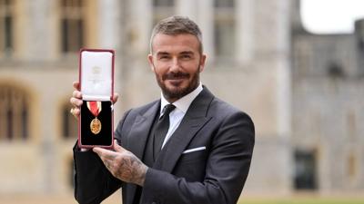 İngiliz futbolunun efsanesi David Beckham'a şövalye ünvanı