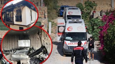 Evi ateşe verip 2 askeri yaraladı! Vurulan saldırgan öldü