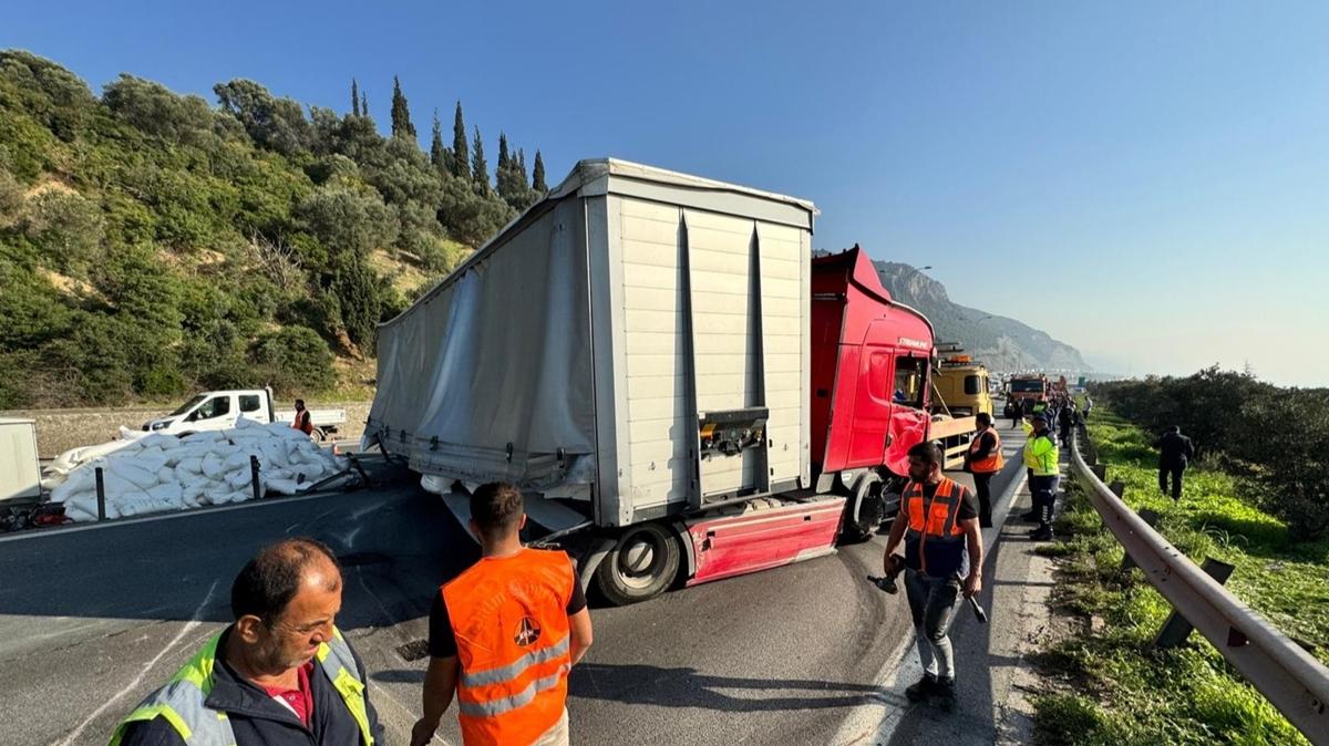 Anadolu Otoyolu eker ykl tr trafik kapanmas fotoraflar resimleri