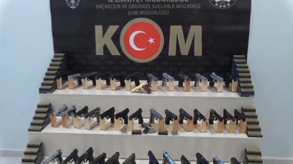 Van merkezli 5 ilde silah kaçakçılığı operasyonu: 5 gözaltı